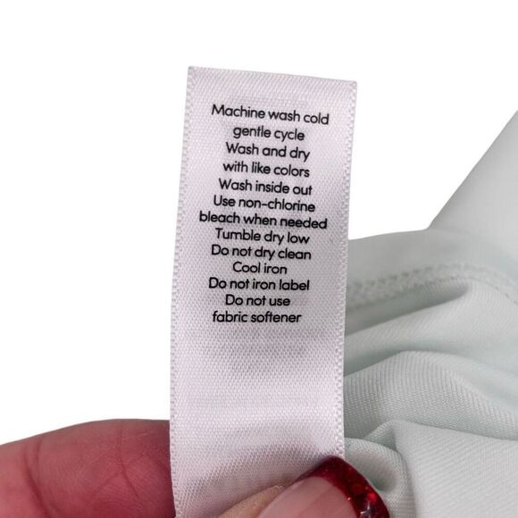 ATHLETA ON PAR POLO Shirt Light Green Size XL - Picture 7 of 8